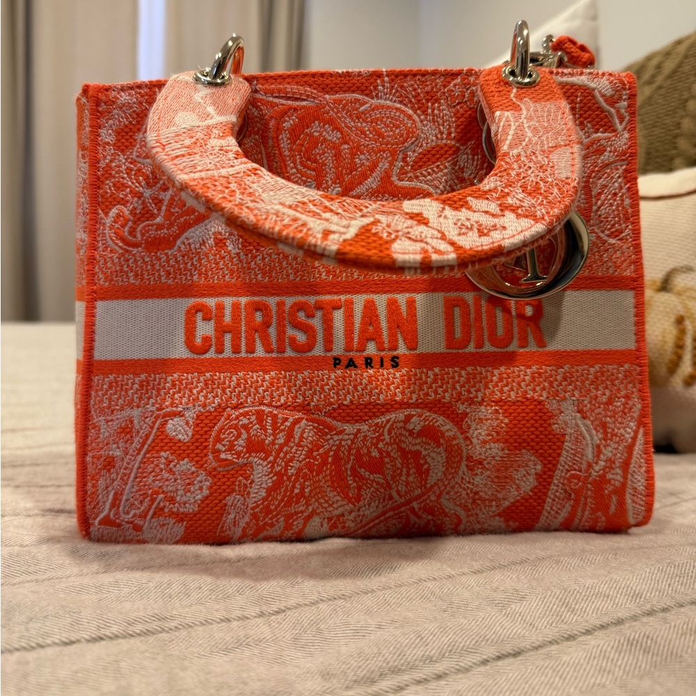 Dior Vibrant Orange Mini Bag